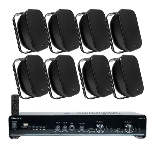 KIT SOM SLIM 160.2 + 4 PARES AW4 PRETAS