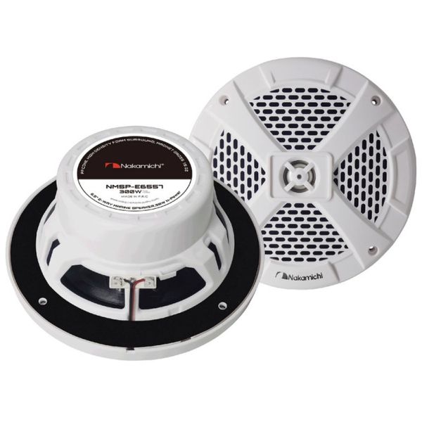 KIT ALTO FALANTES 6" 2 VIAS NMSP-E6557 4OHMS MARINE 300W
