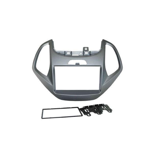 MOLDURA 4017 2DIN NOVO KA/KA + 14/17 CINZA