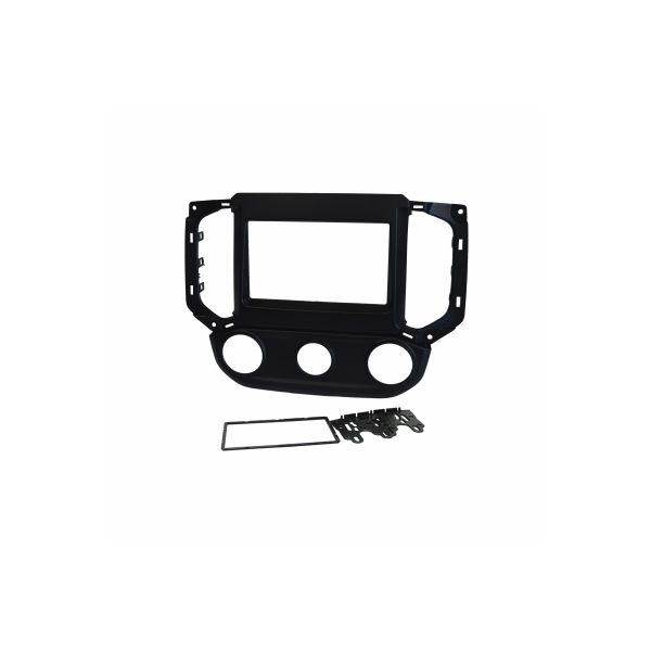 MOLDURA 4020 2DIN GM S10 2019 PRETA AR