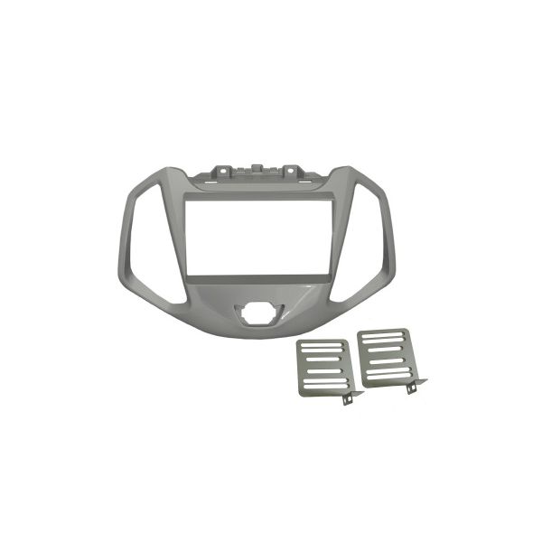 MOLDURA 3210 2DIN FORD ECOSPORT 15/16 PRATA