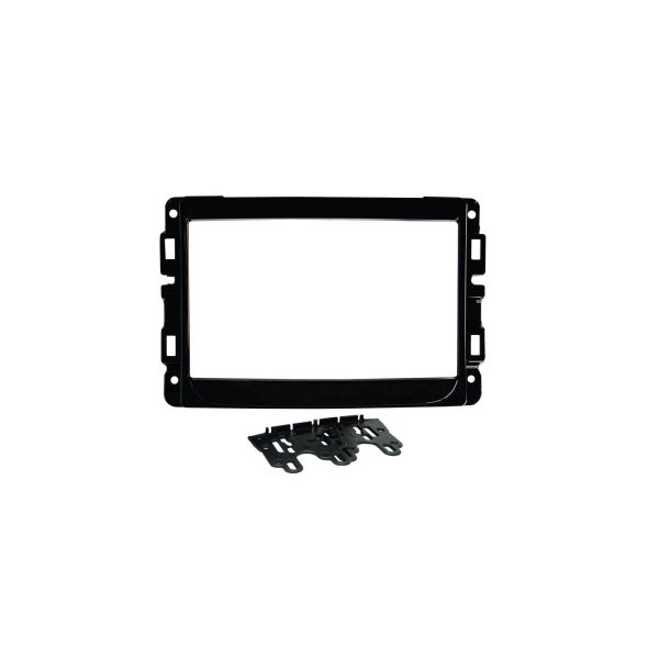 MOLDURA 4006 2DIN FIAT TORO / MOBI / UNO COMPLETO BLACK PIAN