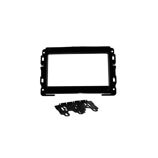 MOLDURA 3301 2DIN FIAT TORO PRETO FOSCO