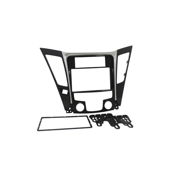 MOLDURA 3166 2DIN HYUNDAI SONATA BASICO 11/15 PRETA