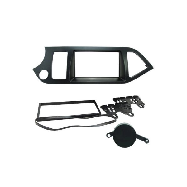 MOLDURA 3171 2DIN KIA PICANTO PRETA