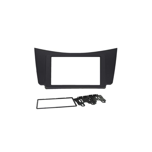 MOLDURA 3178 2DIN LIFAN 320 PRETA ACABAMENTO UV PROTECTION