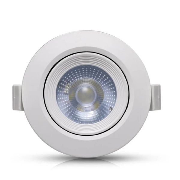 Spot Led Embutir Redondo 5W Branco Quente 3000K 1820 Galaxy