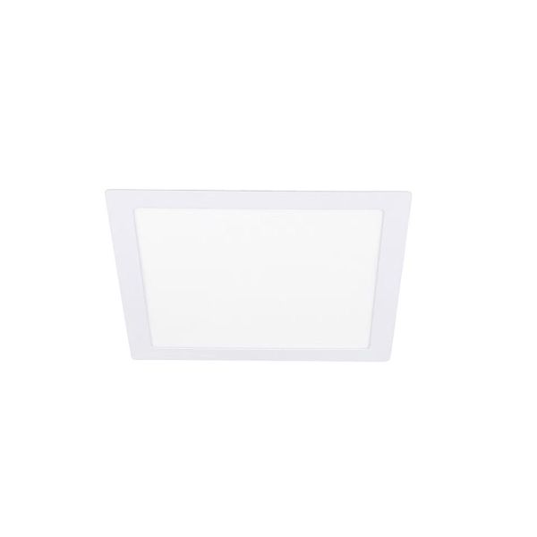 Plafon Painel Led Embutir Quadrado 18w 22cm Biv 4000K Bella