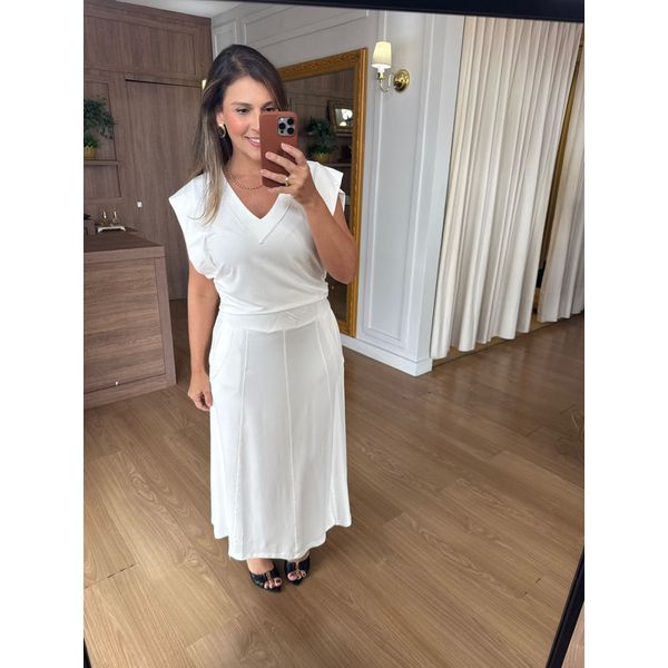 CONJUNTO EM MALHA MOLETINHO ALEXIA - OFF