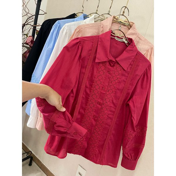 CAMISA SILVIA - AZUL CLARO - Espasso Bela | Moda Feminina