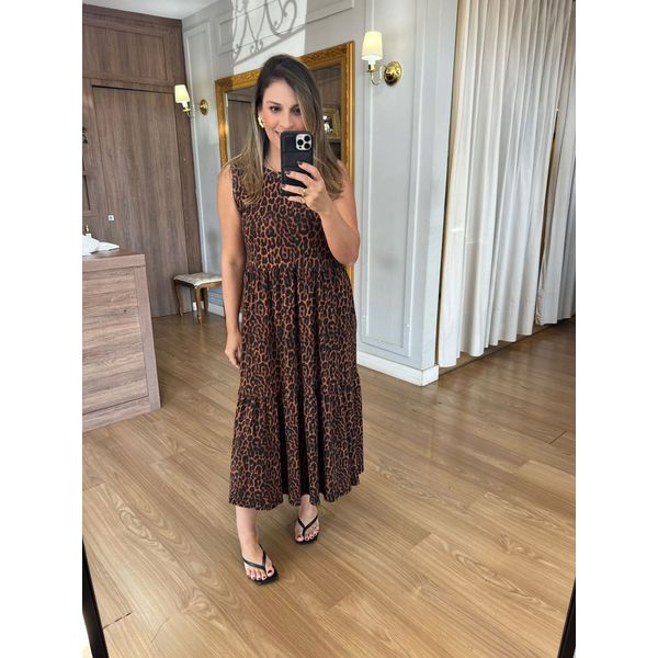 VESTIDO LIVIA - ANIMAL PRINT - Espasso Bela | Moda Feminina