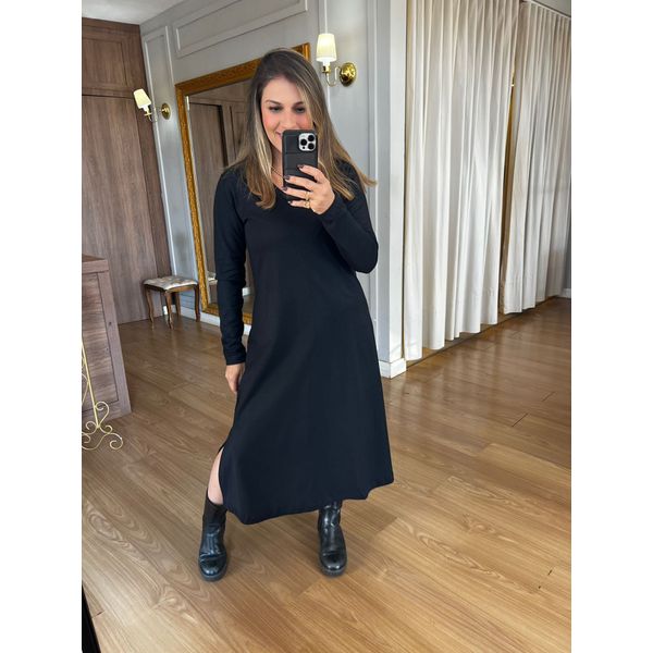 VESTIDO LINDA - PRETO 