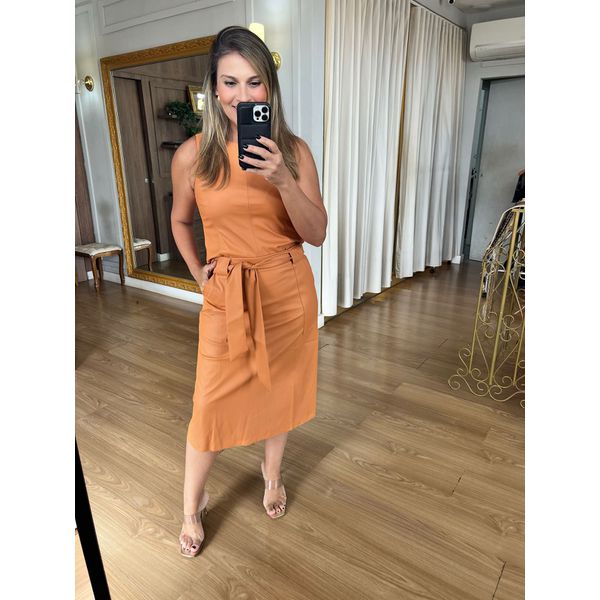 REGATA COURO ECO - CARAMELO - Espasso Bela | Moda Feminina