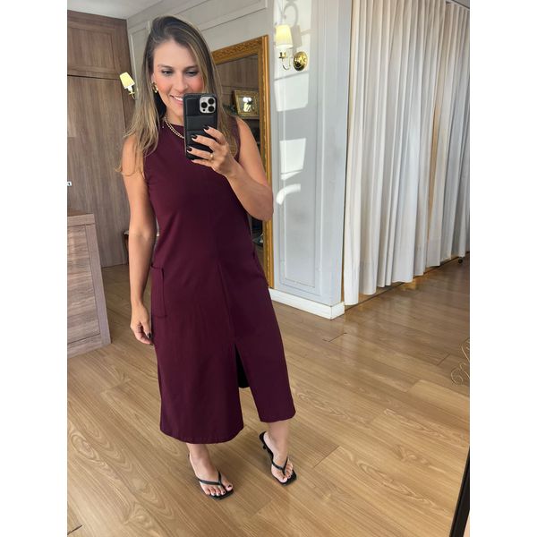 VESTIDO REGATA SORAIA - MARSALA - Espasso Bela | Moda Feminina