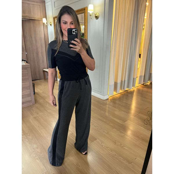 CALÇA WIE COM MALHA - PRETA - Espasso Bela | Moda Feminina