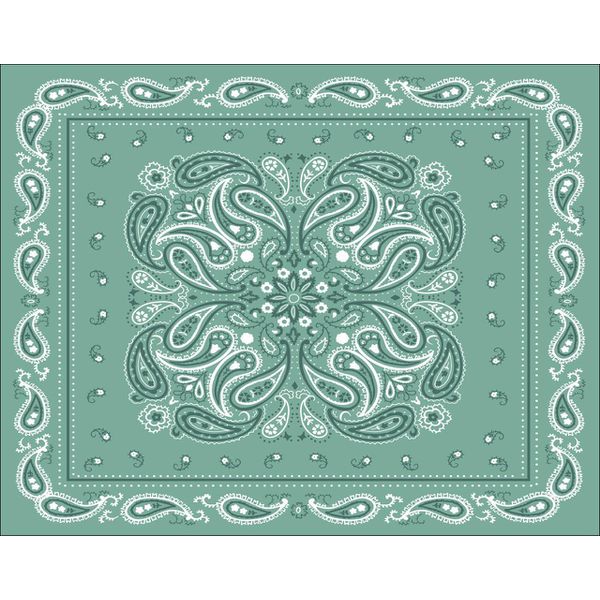 Lenço Bia - Verde água
