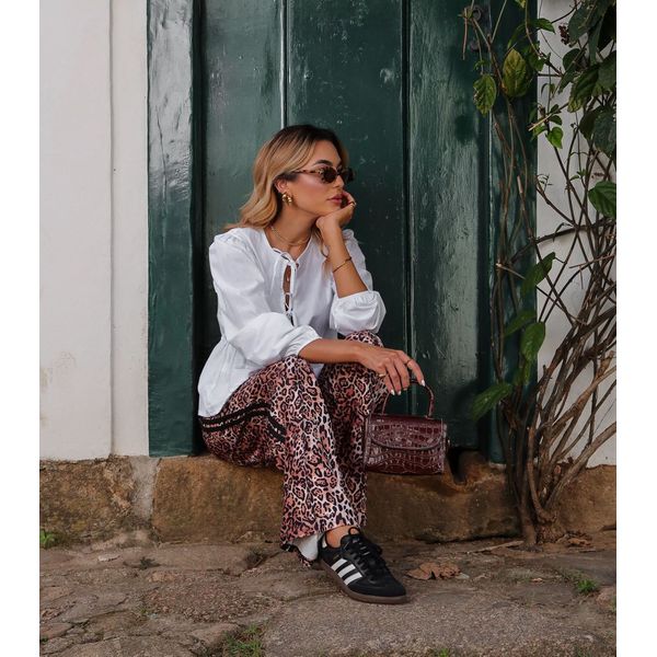 CALÇA TRACK PANTS ADIDAS - ANIMAL PRINT - Espasso Bela | Moda Feminina