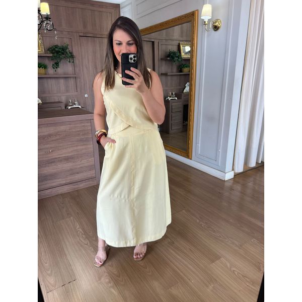 CONJUNTO EM LIOCEL BELA - AMARELO