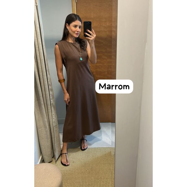 VESTIDO MUSCLE - MARROM - Espasso Bela | Moda Feminina