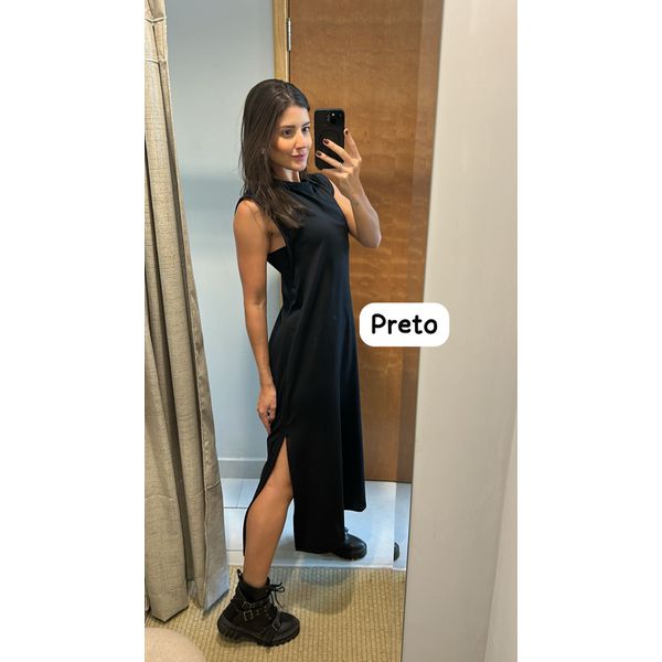 VESTIDO MUSCLE - PRETO