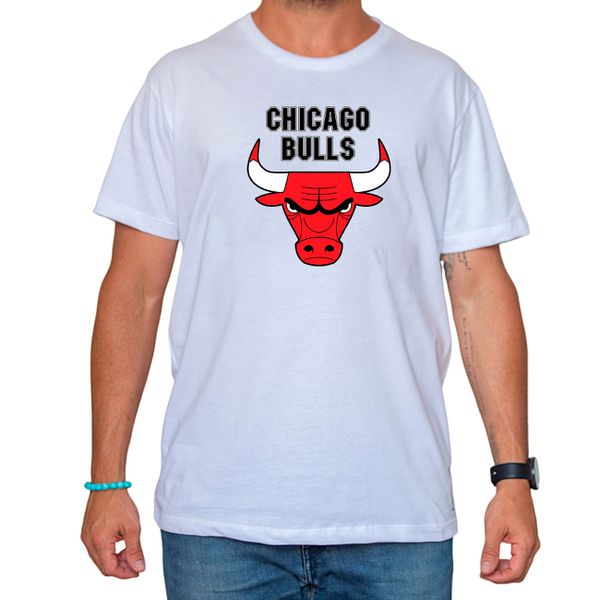 Camiseta Chicago Bulls Branca