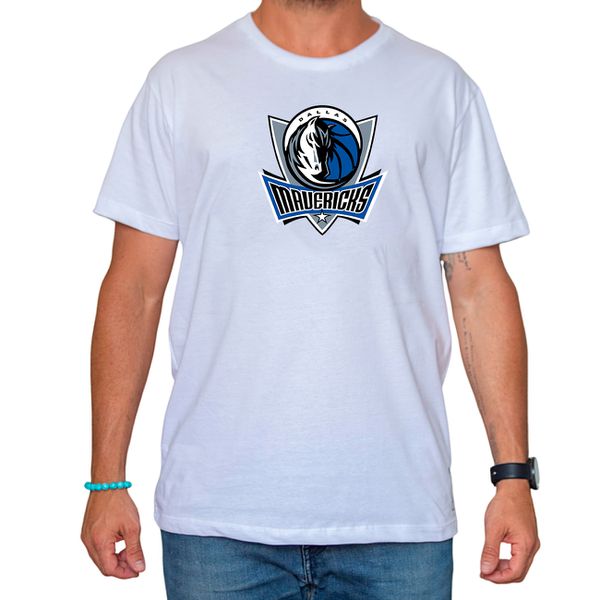 Camiseta Dallas Mavericks Branca
