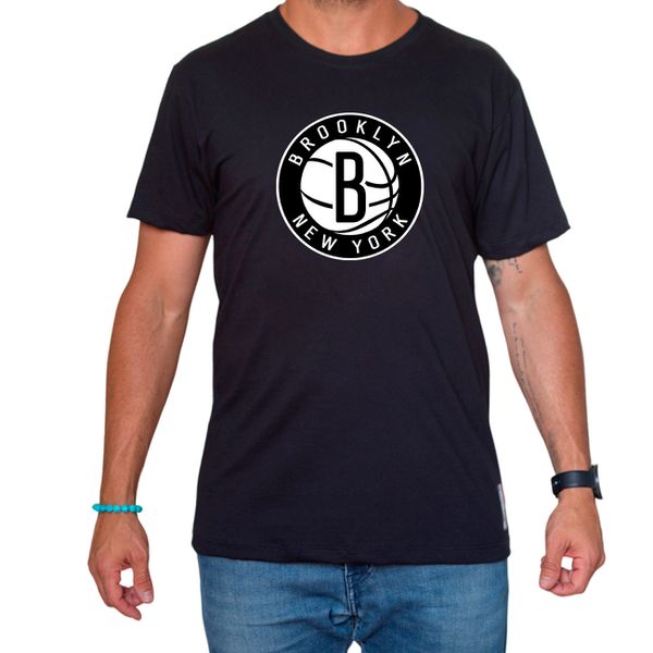 Camiseta Brooklyn Nets Preto