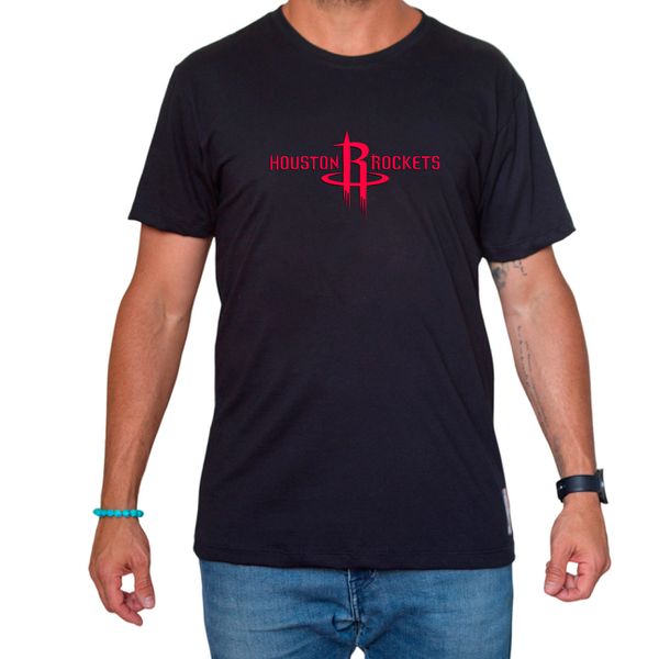 Camiseta Houston Rockets Preto