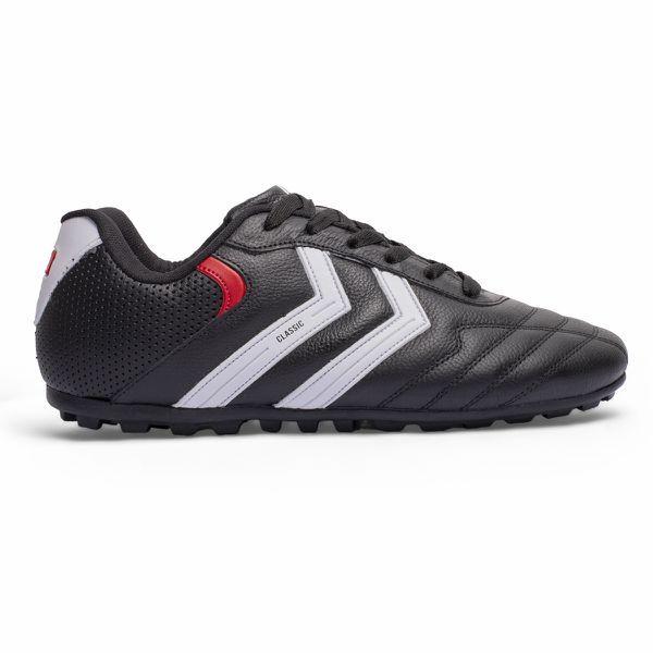 Chuteira Classic Society Baixo Adulto - Preto/Branco
