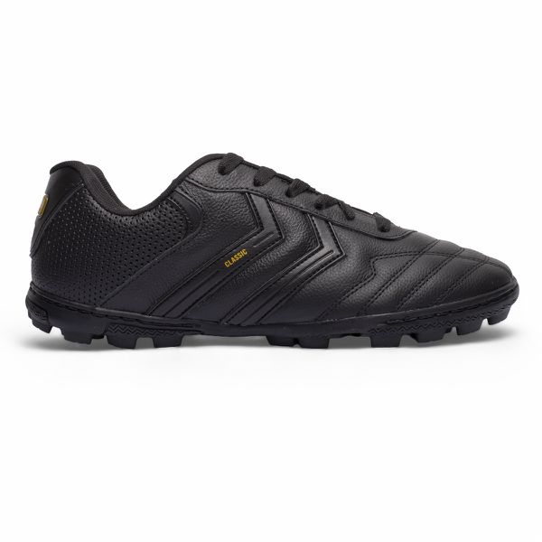 Chuteira Classic Society Adulto c/ Biqueira - Preto/Dourado