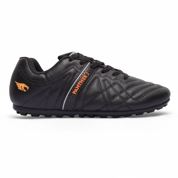 Chuteira Panther ll Society Adulto - Preto/Laranja 