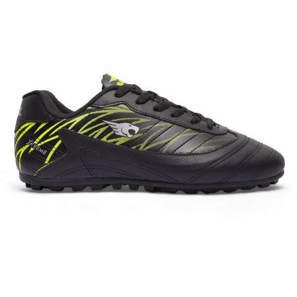 Chuteira Xtreme Society Adulto - Preto/Amarelo