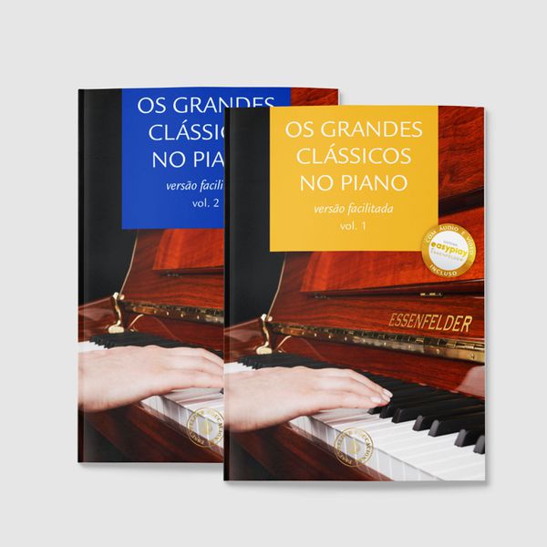 Os grandes clássicos no piano vol.1 - versão facilitada - Os grandes  clássicos no piano vol.1 - versão facilitada - Essenfelder Educacional
