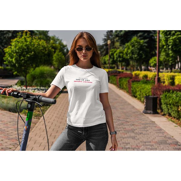 T-shirts Feminina Camiseta Baby Look Frases Edição Limitada