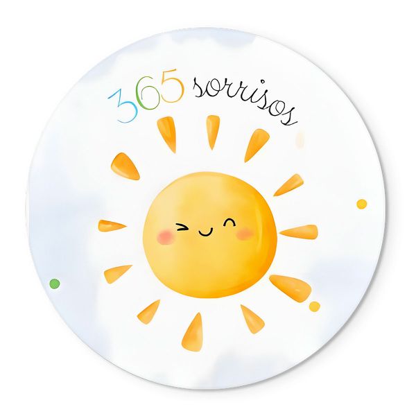 Painel Redondo Tema 365 Sorrisos 3