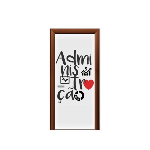 Capa de Porta Veste Facil Com Elástico Tema Profissões Adminstração