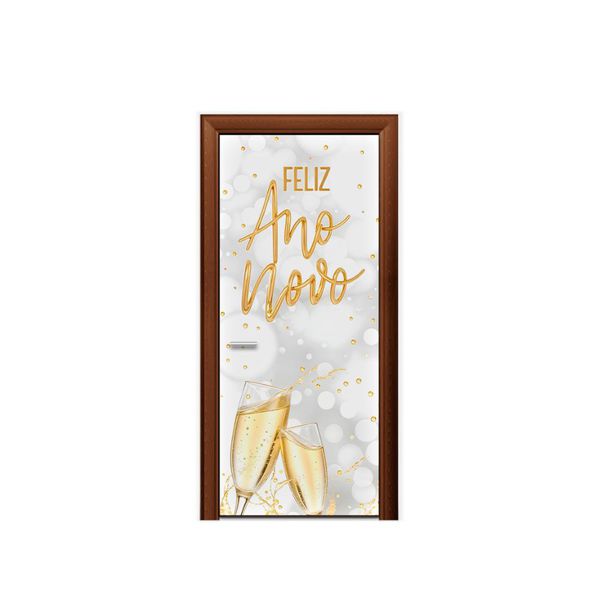 Capa de Porta Veste Facil Com Elástico Tema Ano Novo 3