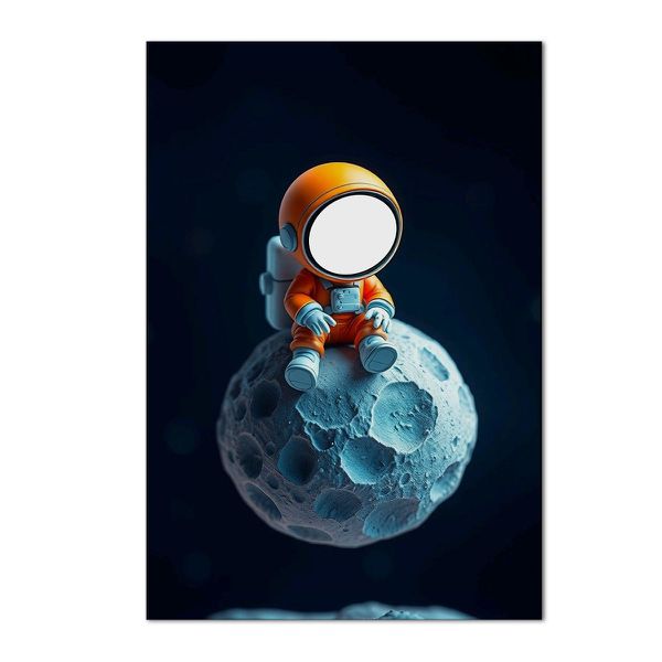 Painel Vazado Retangular Tema Astronauta 2