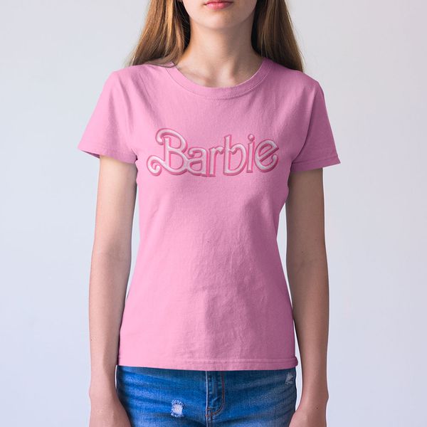 Camisetas T-shirts Feminina Baby Look Barbie