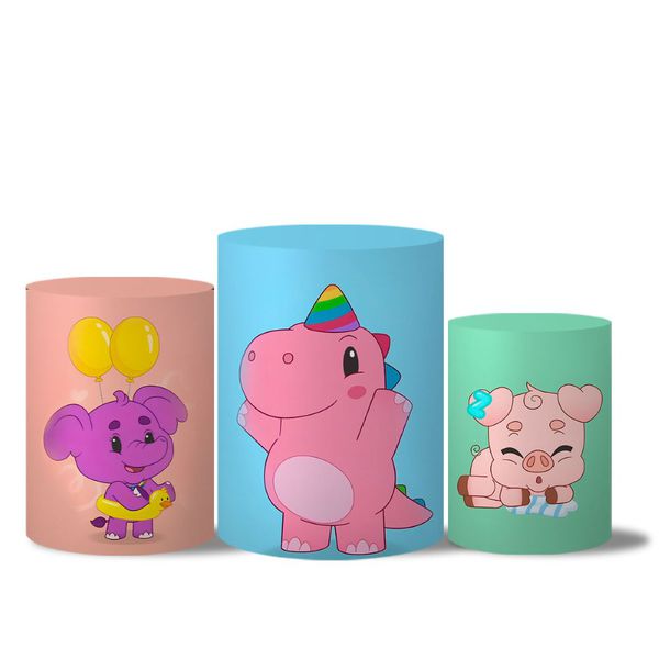 Trio Capas Cilindro Tema Baby Tube Veste Fácil