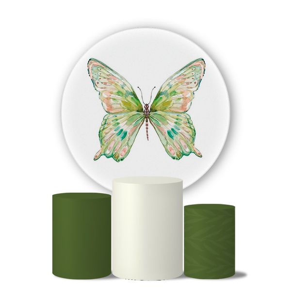 Kit Painel Cilindro Tema Borboletas 10