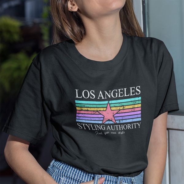 Camiseta Premium Los Angeles Preta