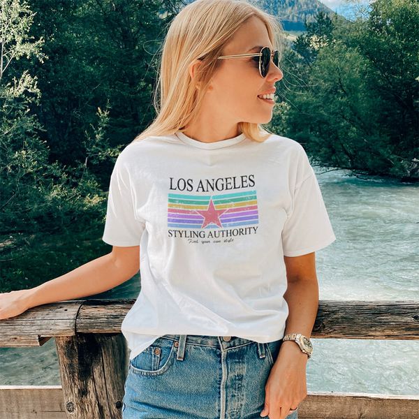 Camiseta Premium Los Angeles Branca