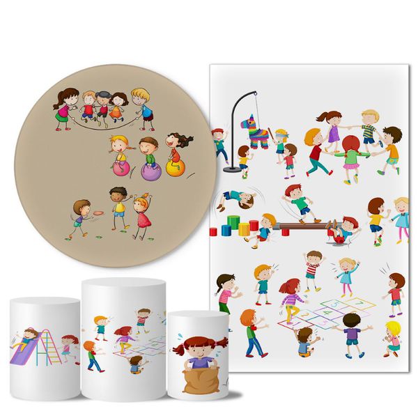 Trio Capas + Painéis Casado Tema Crianças
