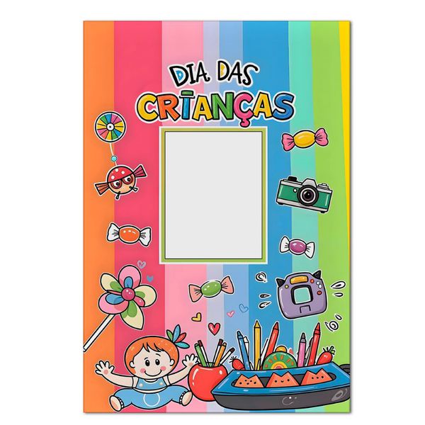 Painel Vazado Retangular Tema Dia Das Crianças 1