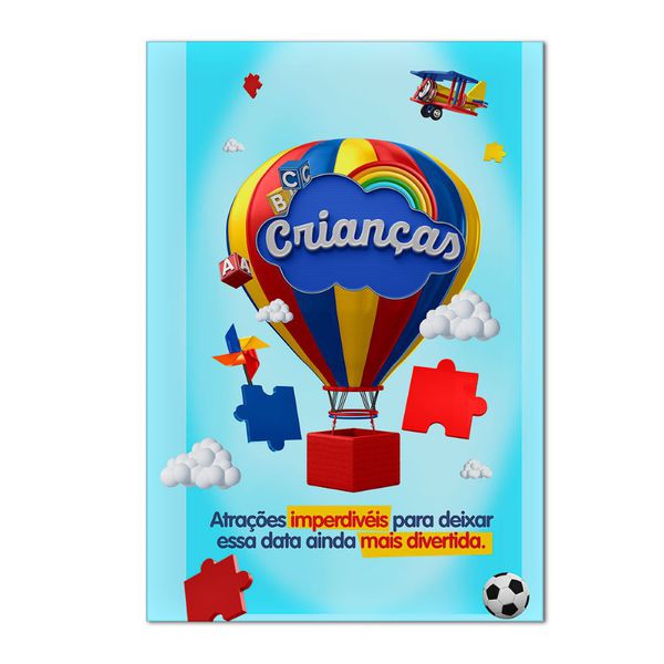 Painel Retangular Tema Dia das Crianças 10