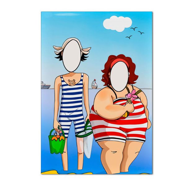 Painel Vazado Retangular Tema Dia De Praia