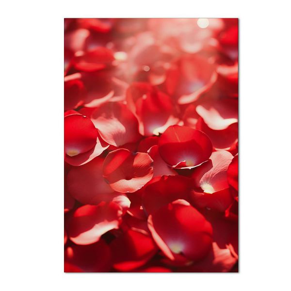 Painel Retangular Tema Dia Dos Namorados Rosas Vermelhas