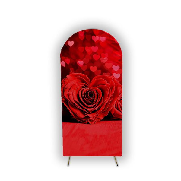 Capa Painel Romano Tema Dia Dos Namorados Rosas Vermelhas