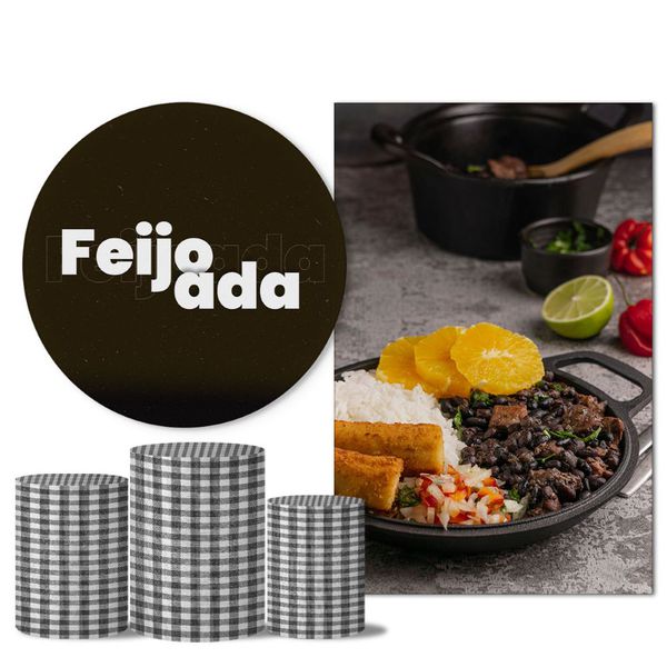 Trio Capas + Painéis Casado Tema Feijoada 2